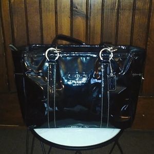 Patent Leather Coach Bag